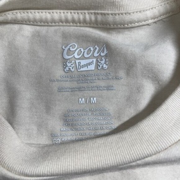 Coors Banquet Beer Tee Shirt Medium - Picture 2 of 8